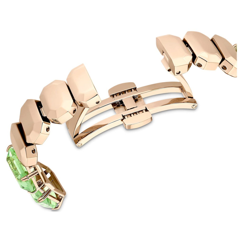 Swarovski Octagon Cut Green Ladies Watch