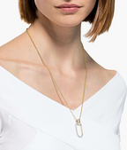 Swarovski SS Stone Long Necklace