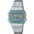 Casio Unisex Green Silver Digital Watch
