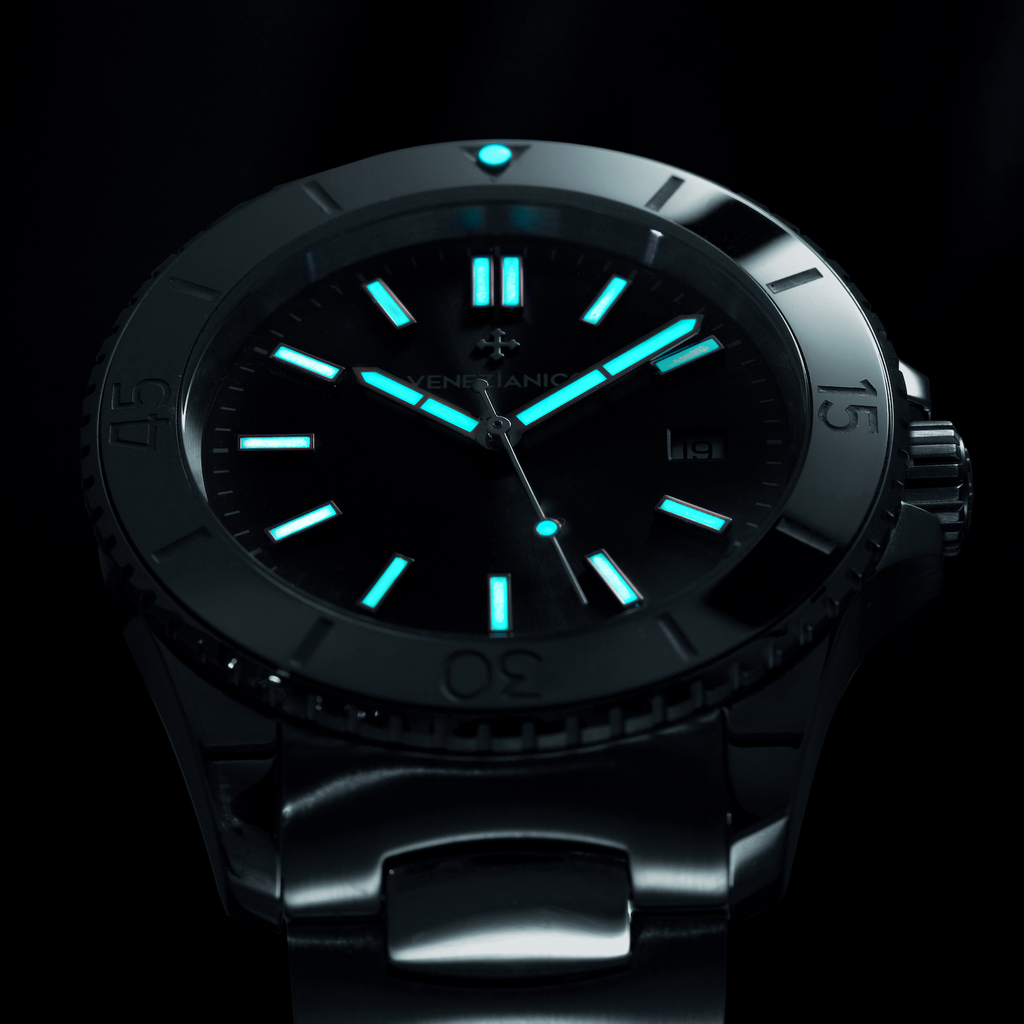 Venezianico Automatic Watch Nereide Tungsteno Blue