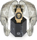 Philipp Plein Watch The Skull King Black Gold