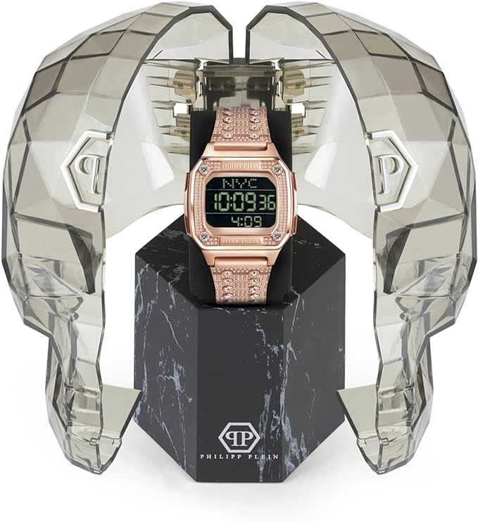 Philipp Plein Ladies Hyper Shock Rose Gold Watch