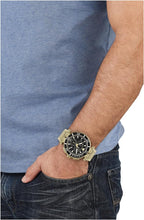 Versace Men's Watch 45mm Greca Chronograph Black Gold