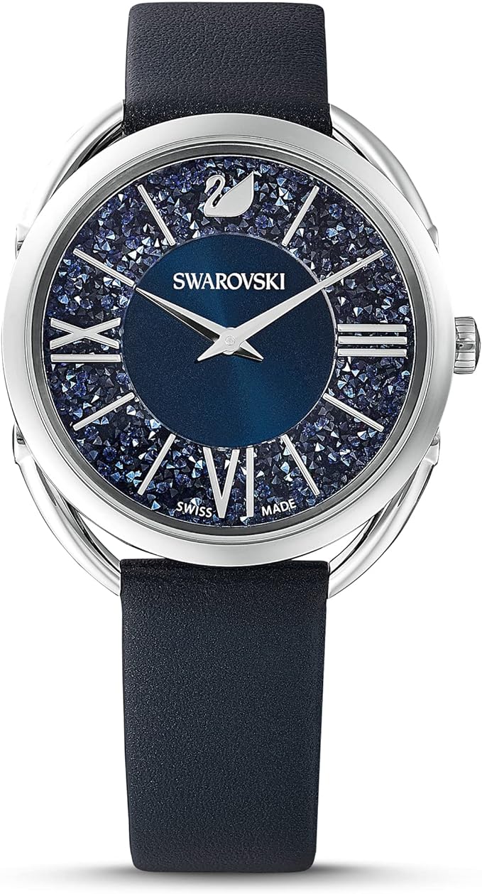 Swarovski Ladies Watch Crystalline Glam Crystal Blue