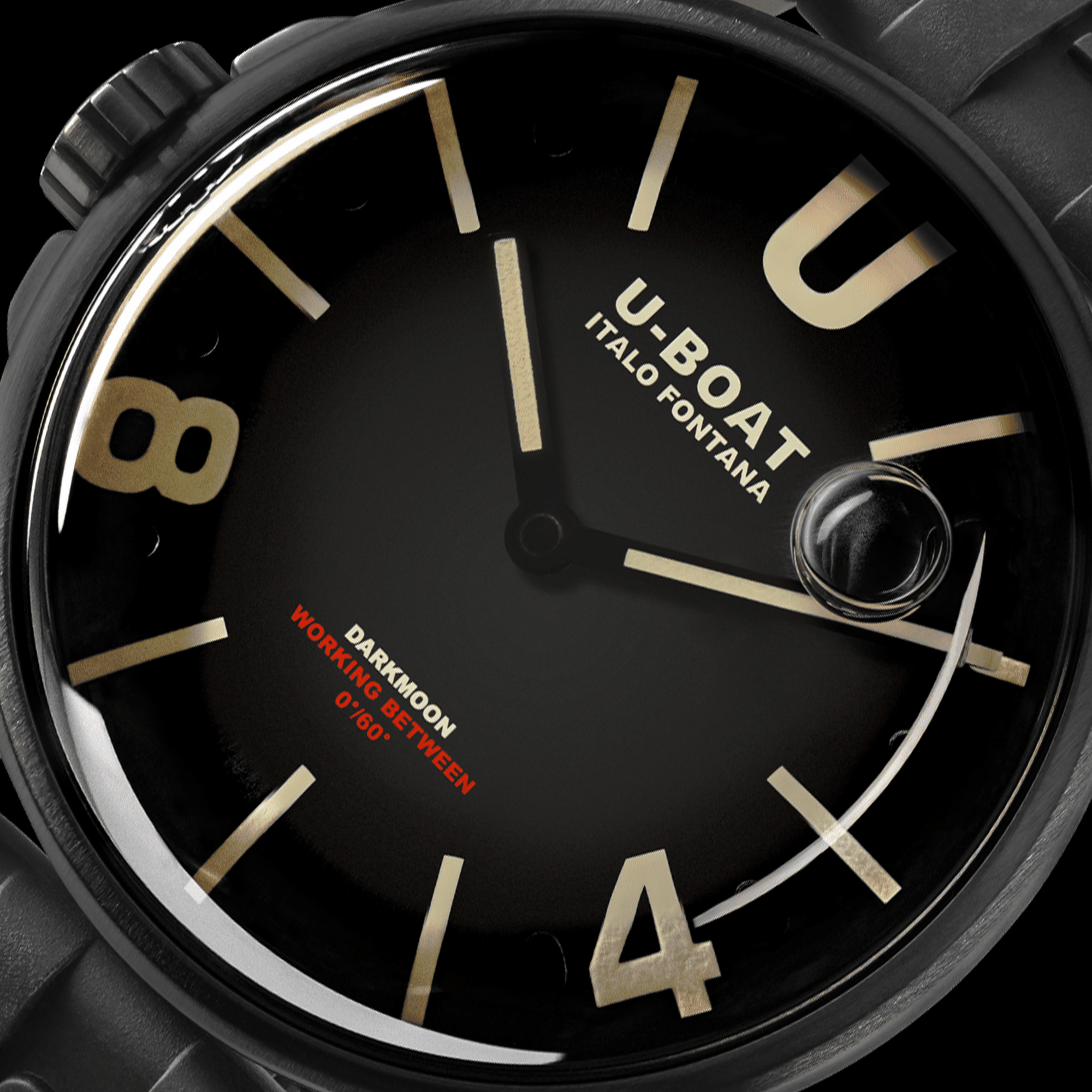 U-Boat Watch Darkmoon 40 Black BE