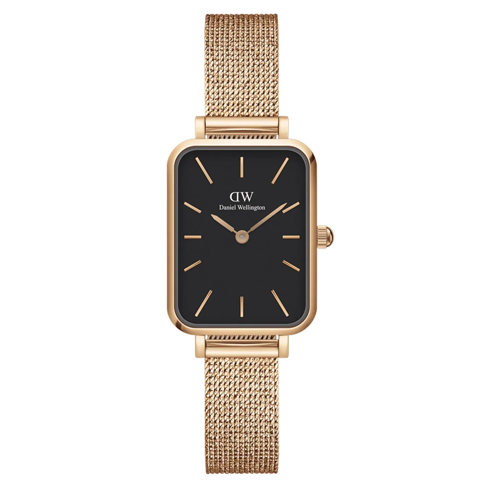 Daniel Wellington Ladies Rose Gold Quadro Watch