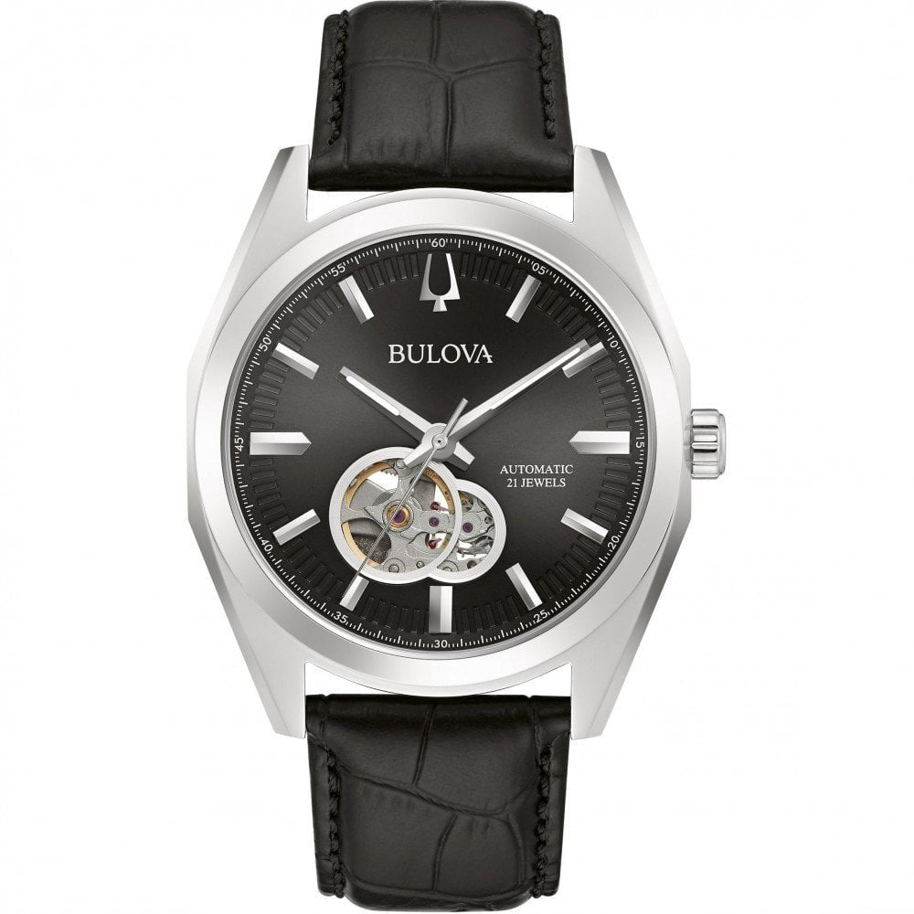 Bulova Surveyor Auto Men's Black Watch