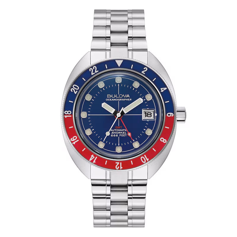 Bulova Oceanographer Automatic Men's Silver Watch