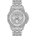 Bulova Crystal Men's Octava Silver Watch