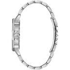 Bulova Crystal Men's Octava Silver Watch