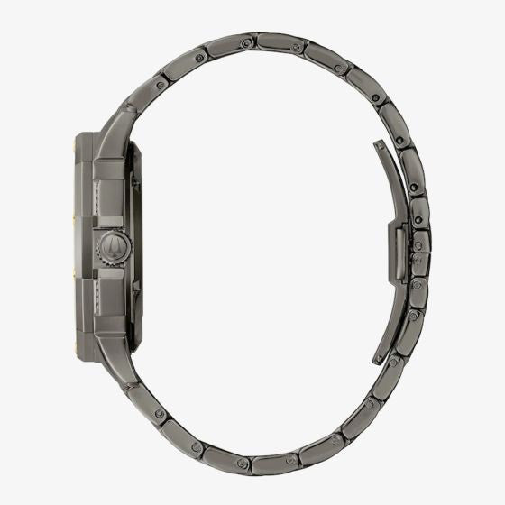 Bulova Men's Octava Crystal Gunmetal Watch