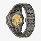 Bulova Men's Octava Crystal Gunmetal Watch