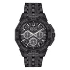Bulova Crystal Men's Octava Black Watch