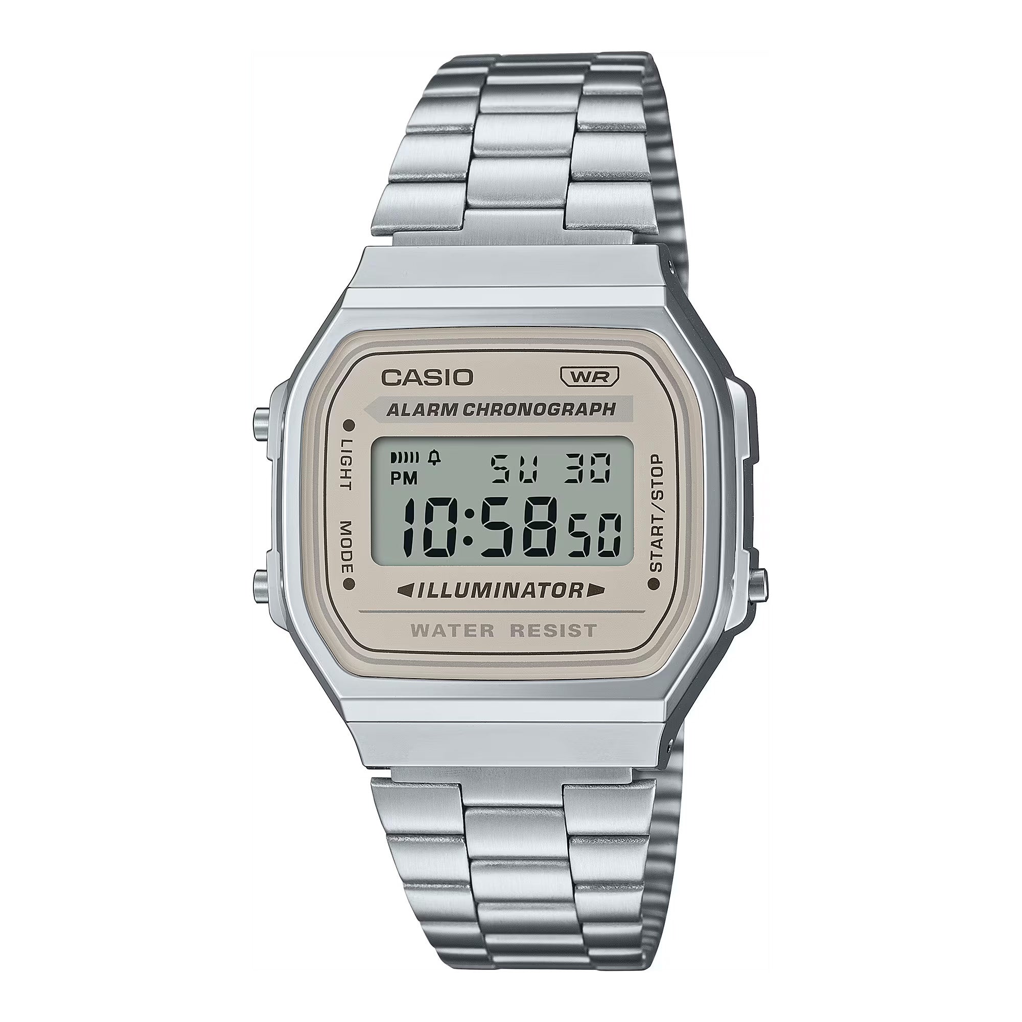 Casio Vintage Unisex Neutral Silver Digital Watch