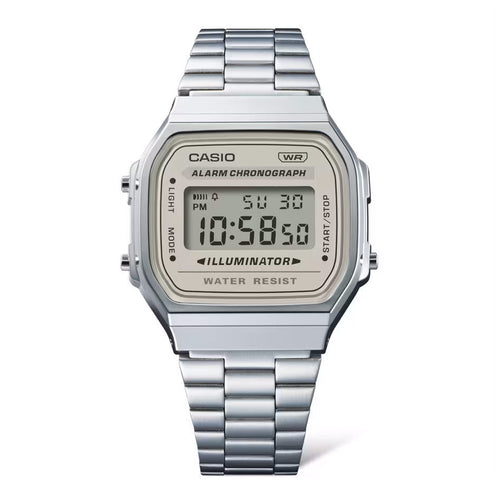 Casio Vintage Unisex Neutral Silver Digital Watch