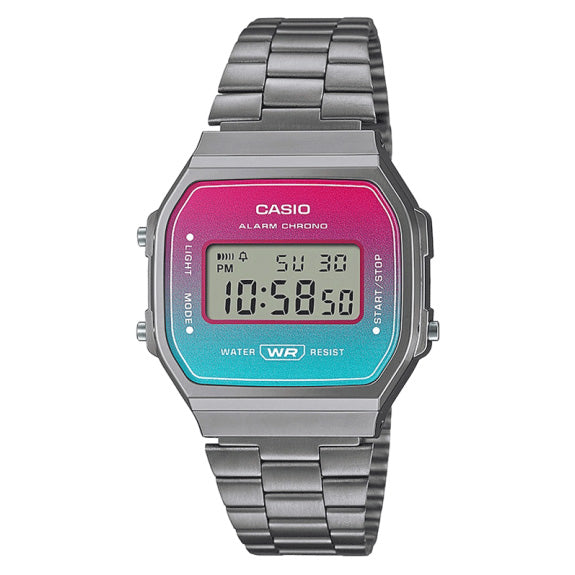 Casio Watch Digital Vintage Pink/Blue