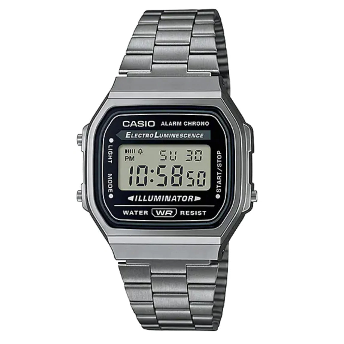 Casio Watch Digital Vintage Gunmetal Grey
