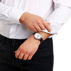 Mondaine Classic Men’s Black White Watch