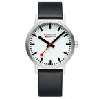 Mondaine Classic Men’s Black White Watch