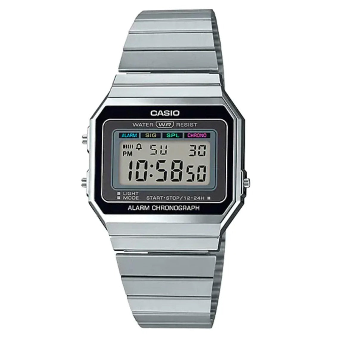 Casio Watch Digital Vintage Classic Flat Link