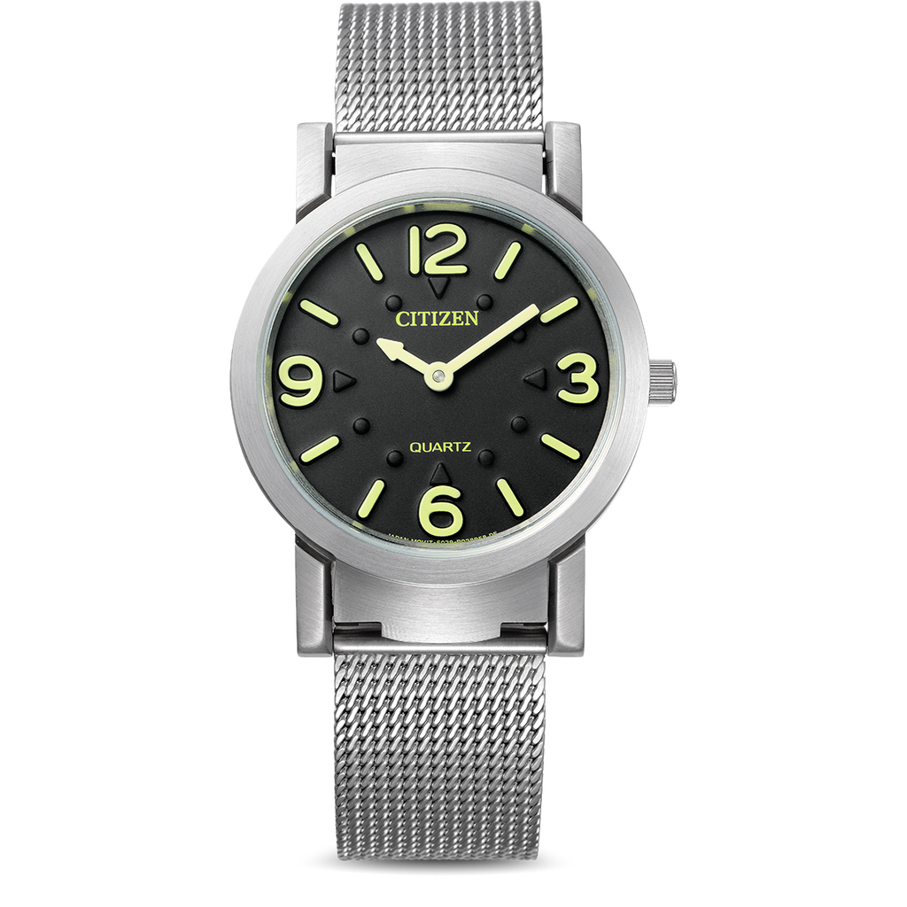 Citizen Elegance Visually Impaired Analogue Quartz Men's Watch