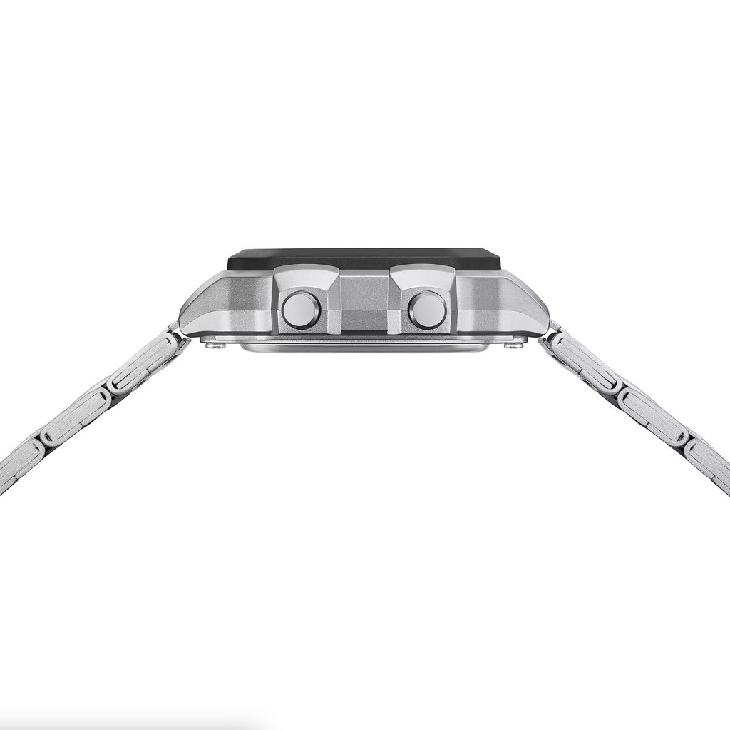 Casio Watch Digital World Time Illuminator Silver