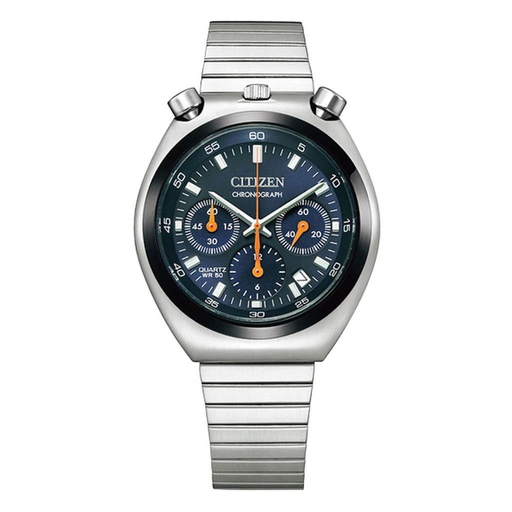 Citizen Men's Watch Chronograph Bullhead Tsuno Blue