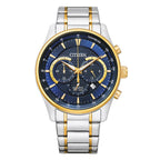 Citizen Men's Watch Chronograph Blue Two-Tone