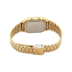 Casio Watch Vintage Retro Dual Time Roman Gold