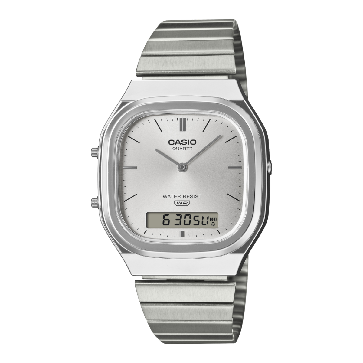 Casio Vintage Analog Digital Unisex Silver Watch