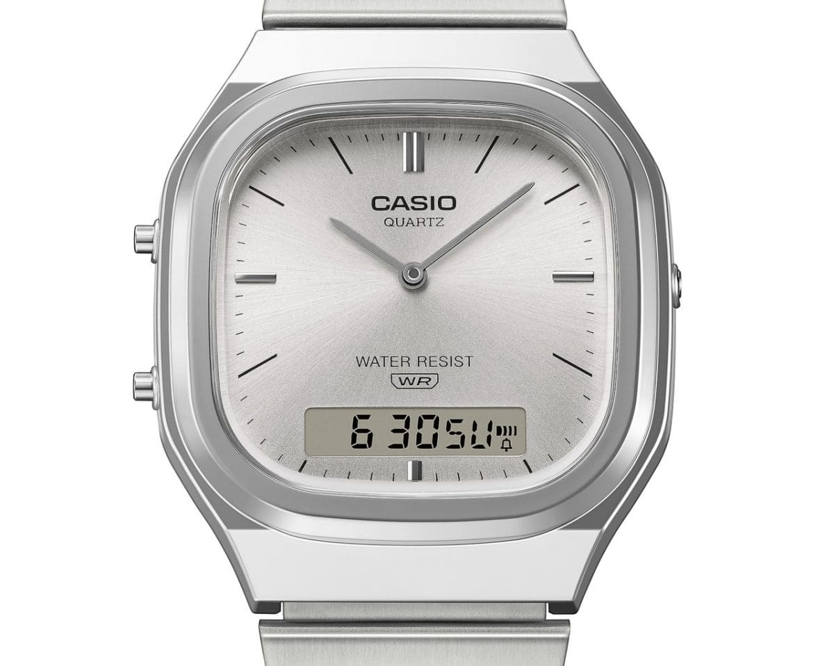 Casio Vintage Analog Digital Unisex Silver Watch
