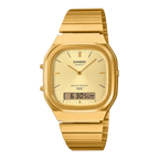 Casio Vintage Analog Digital Unisex Gold Watch