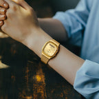 Casio Vintage Analog Digital Unisex Gold Watch
