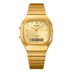 Casio Vintage Analog Digital Unisex Gold Watch