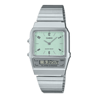 Casio Vintage AQ-800E-3ADF Dual Display Green Watch