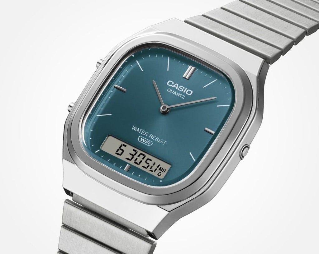 Casio Vintage Analog Digital Unisex Green Watch