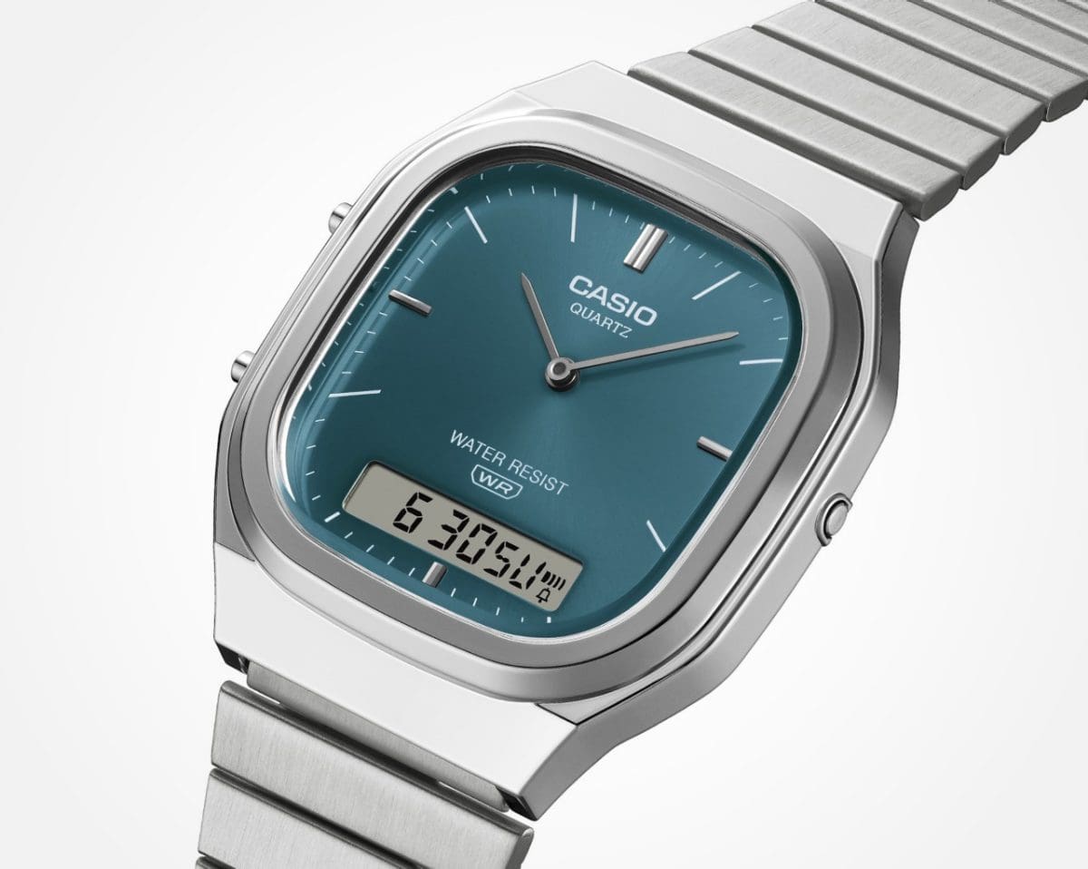 Casio Vintage Analog Digital Unisex Green Watch