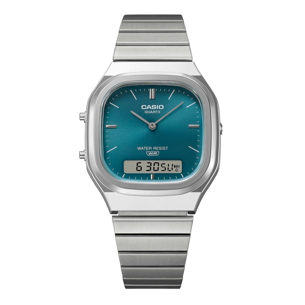 Casio Vintage Analog Digital Unisex Green Watch
