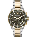 Emporio Armani Men's Watch Diver Chronograph 43mm Green