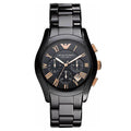 Emporio Armani Men's Valente Chronograph Watch Ceramic