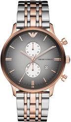 Emporio Armani Men's Gianni Chronograph Watch Two Tone