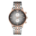 Emporio Armani Men's Gianni Chronograph Watch Two Tone