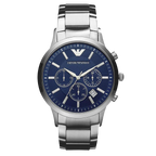 Emporio Armani Men's Renato Chronograph Watch Blue