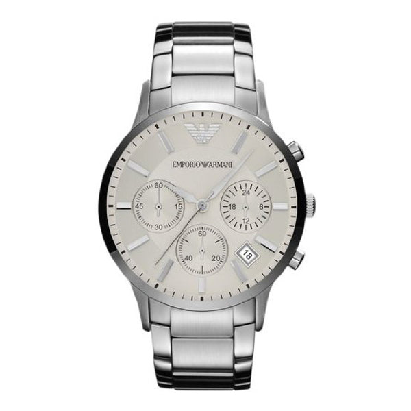 Emporio Armani Men's Renato Chronograph Watch Steel