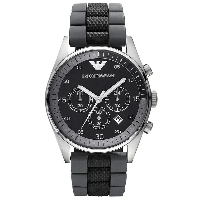 Emporio Armani Men's Sportivo Chronograph Watch Black