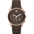 Emporio Armani Men's Chronograph Watch Brown