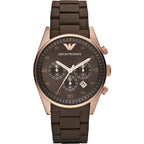 Emporio Armani Men's Chronograph Watch Brown