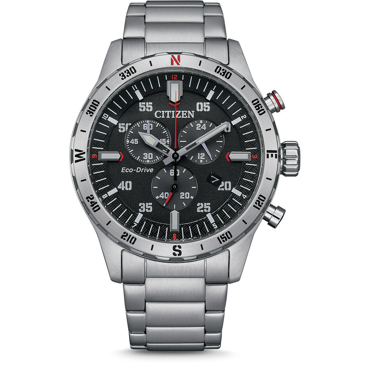 Citizen Eco-Drive Chronograph Men's Watch Black