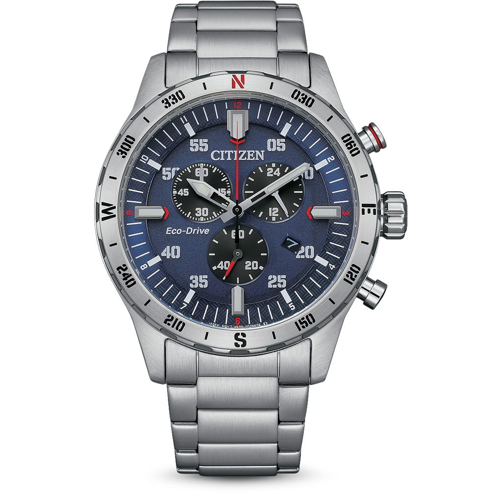 Citizen Eco-Drive Chronograph Blue Men's Watch
