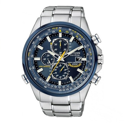 Citizen Men's Watch Blue Angels A-T World Chrono Radio Controlled Eco-Drive